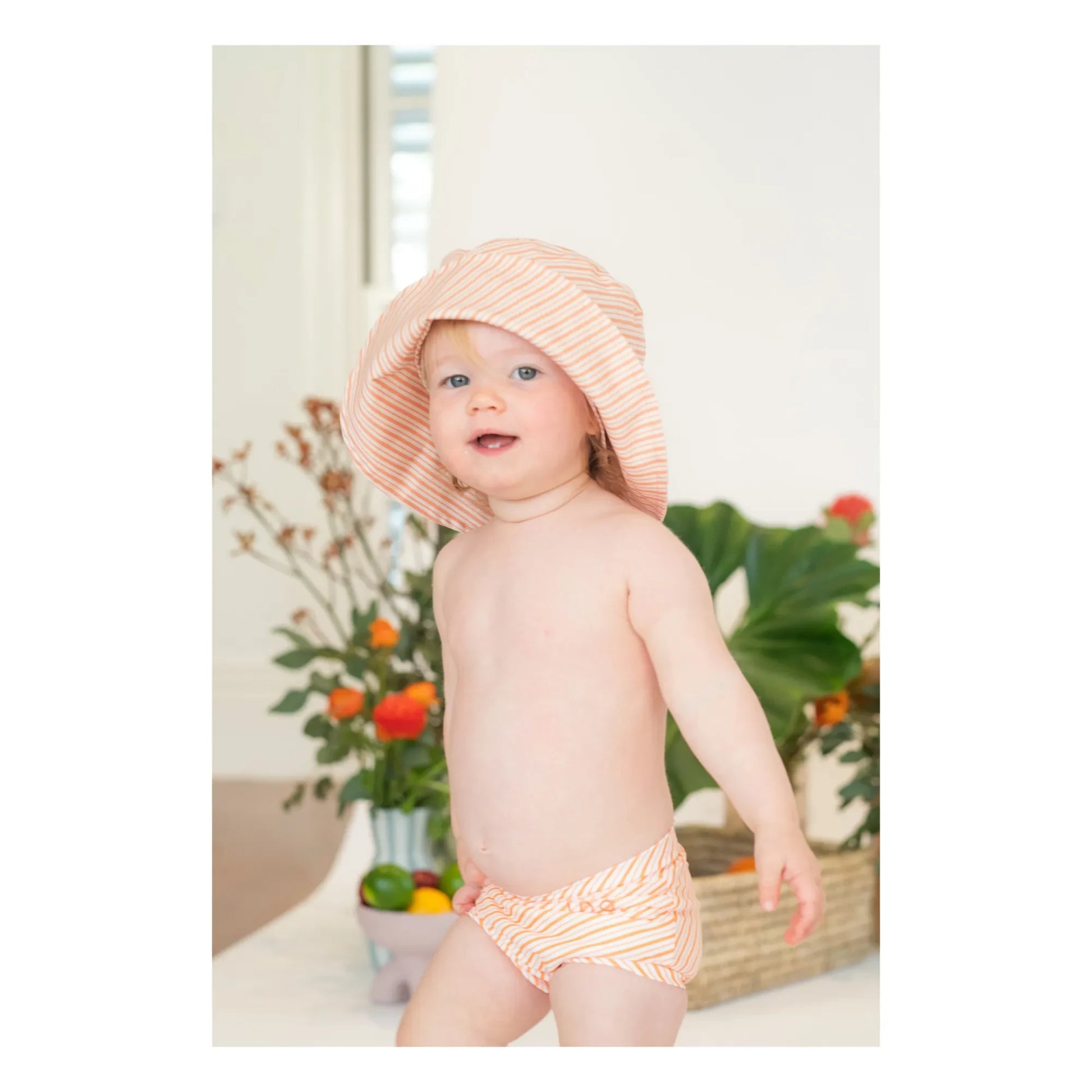 Ina Swim - Striped Bob Vali | Coral
