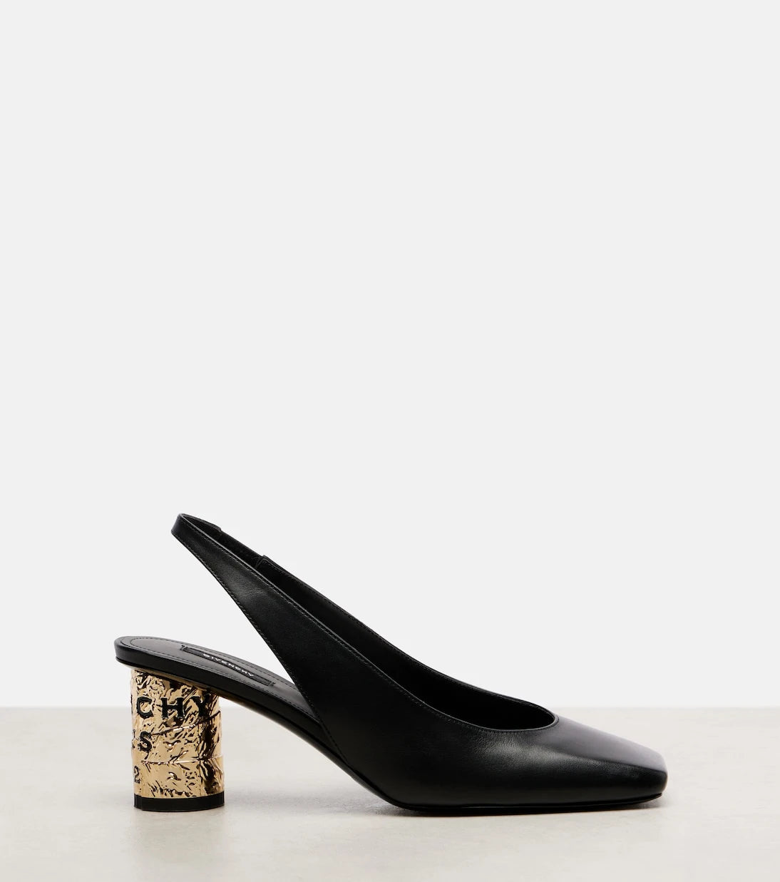 Givenchy - Tape 65 leather slingback pumps