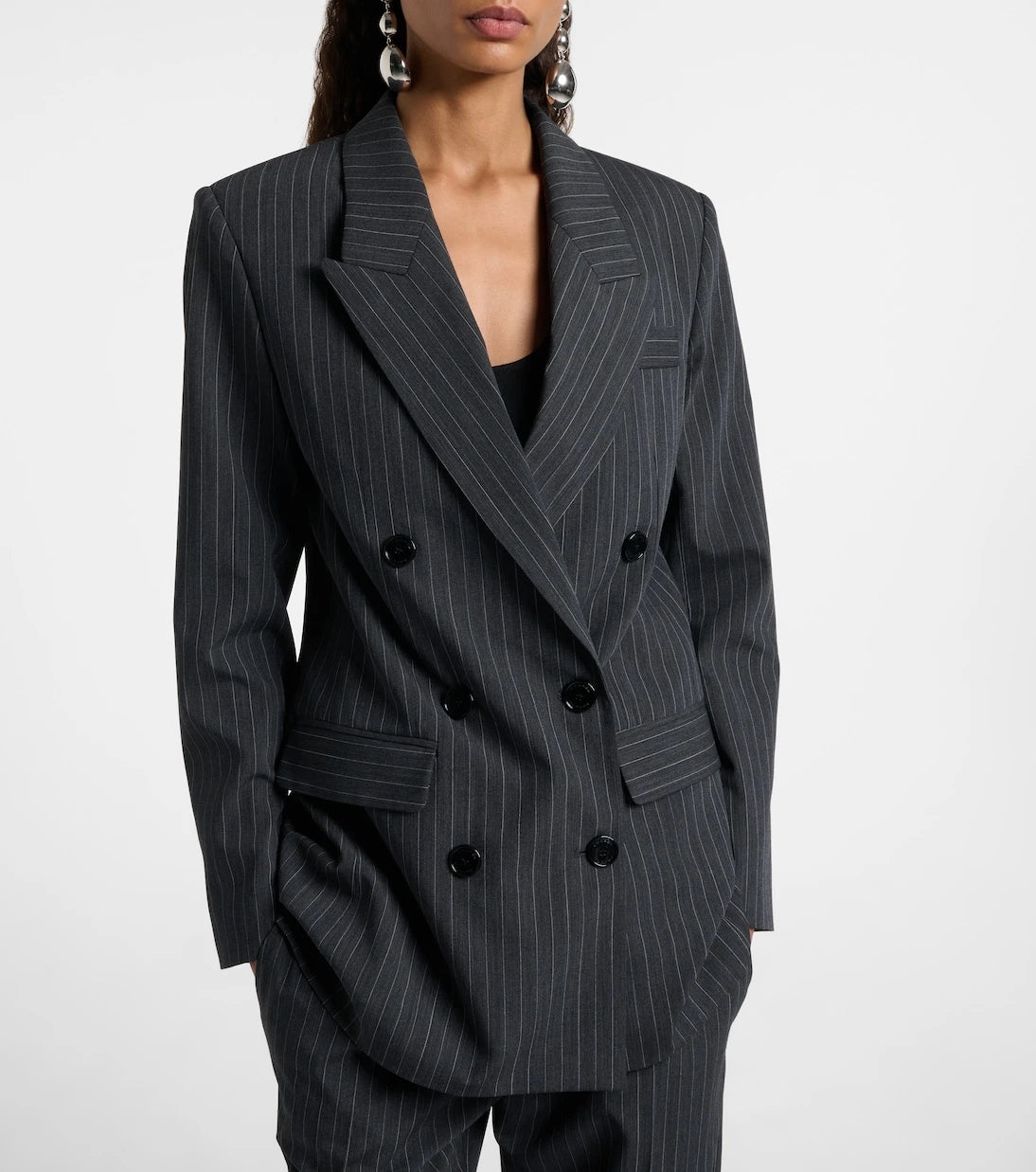Isabel Marant - Jevimaga pinstriped wool-blend blazer