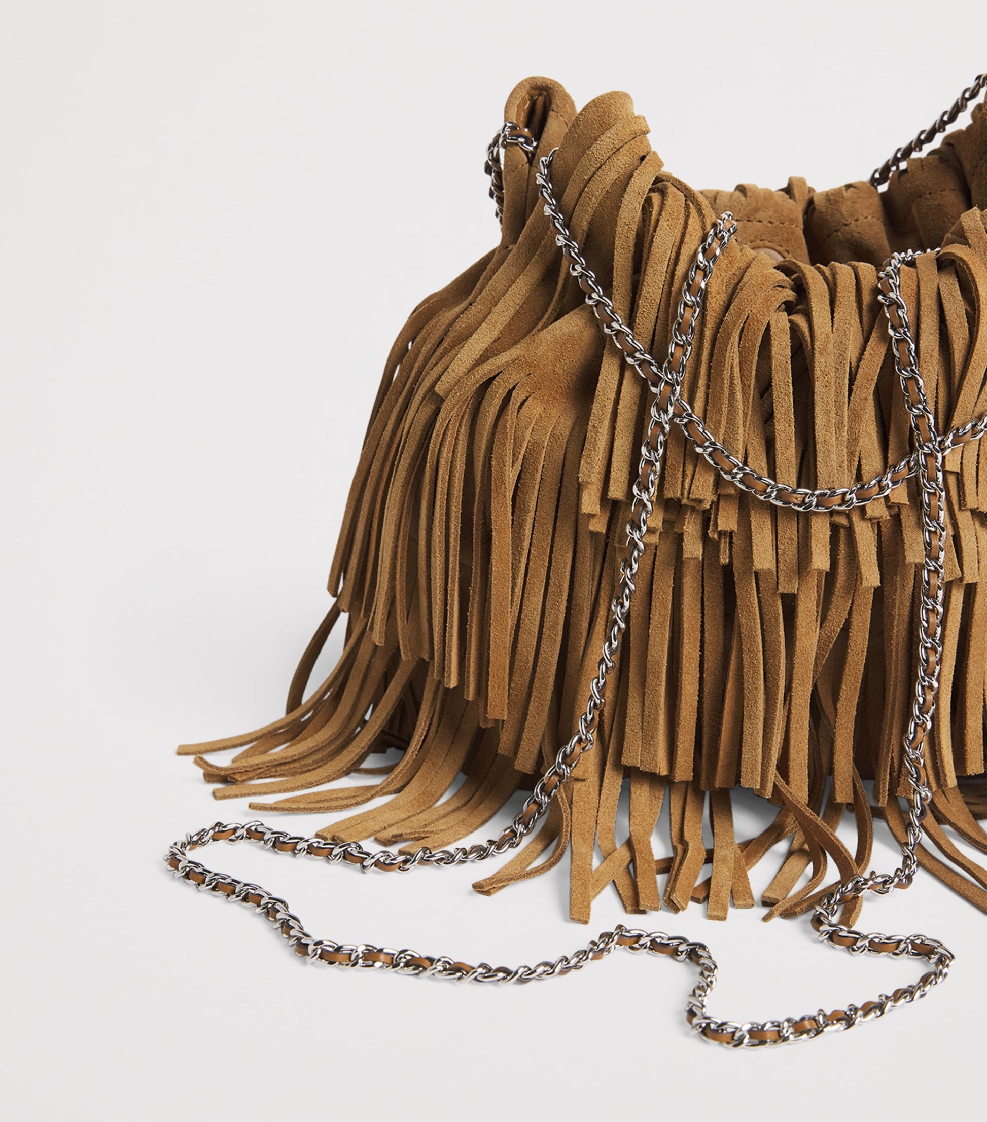 Mini Suede Fleming Top-Handle Bag