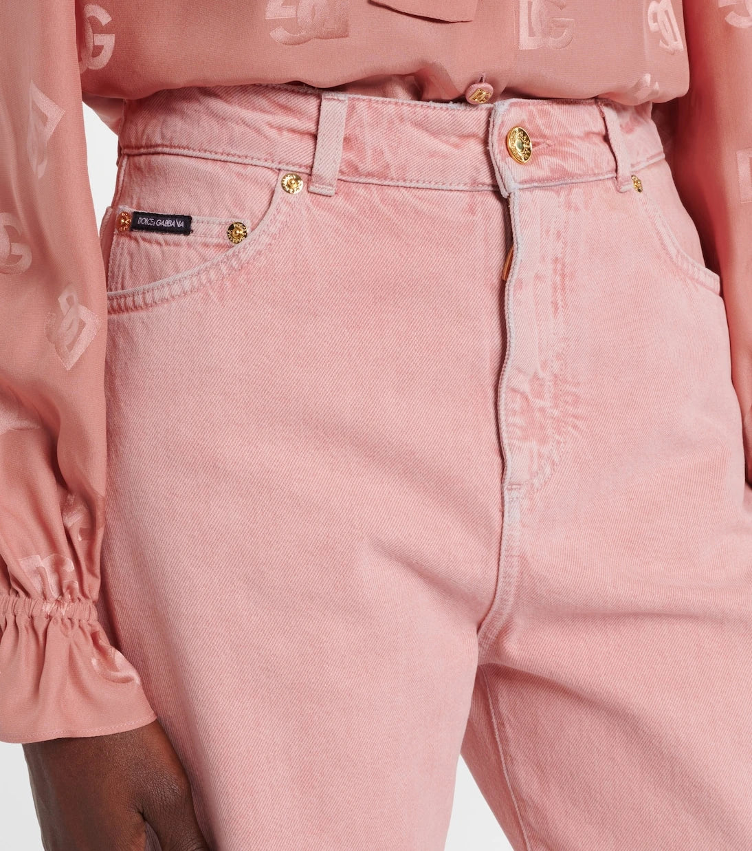Dolce&Gabbana - Mid-rise straight leg jeans