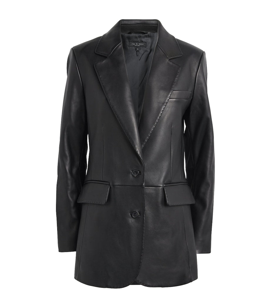 Black Ash Leather Jacket