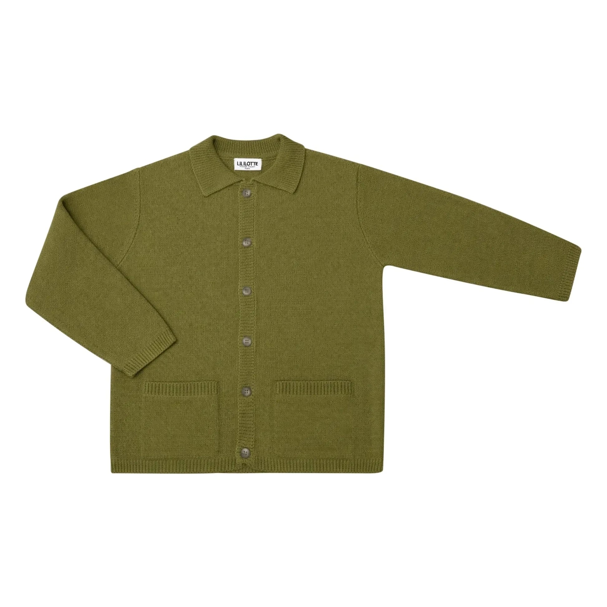 Lililotte - Cardigan Valentin Coton Bio | Olive