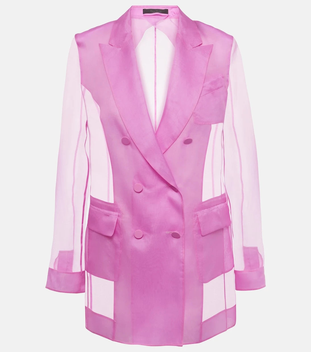 Max Mara - Negrar silk organza blazer