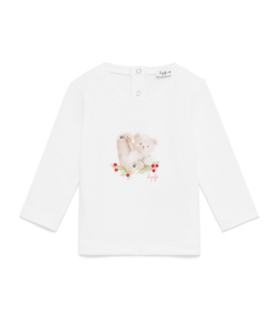 Cotton Bear Long-Sleeve T-Shirt (6-36 Months)