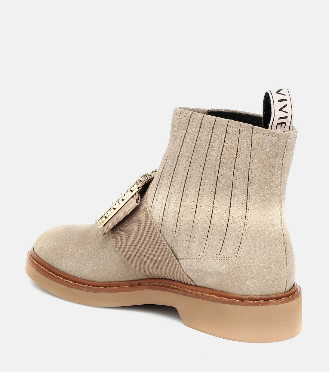 Roger Vivier - حذاء الكاحل Viv’ Rangers من الشامواه