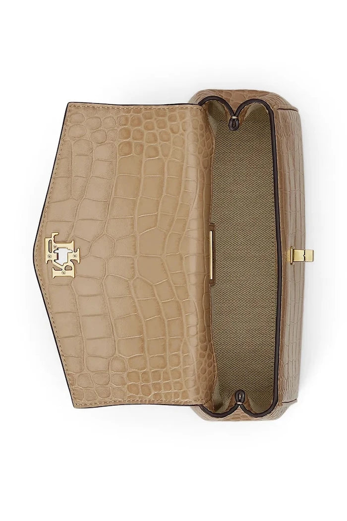 Lauren Ralph Lauren kadın deri crossbody çanta