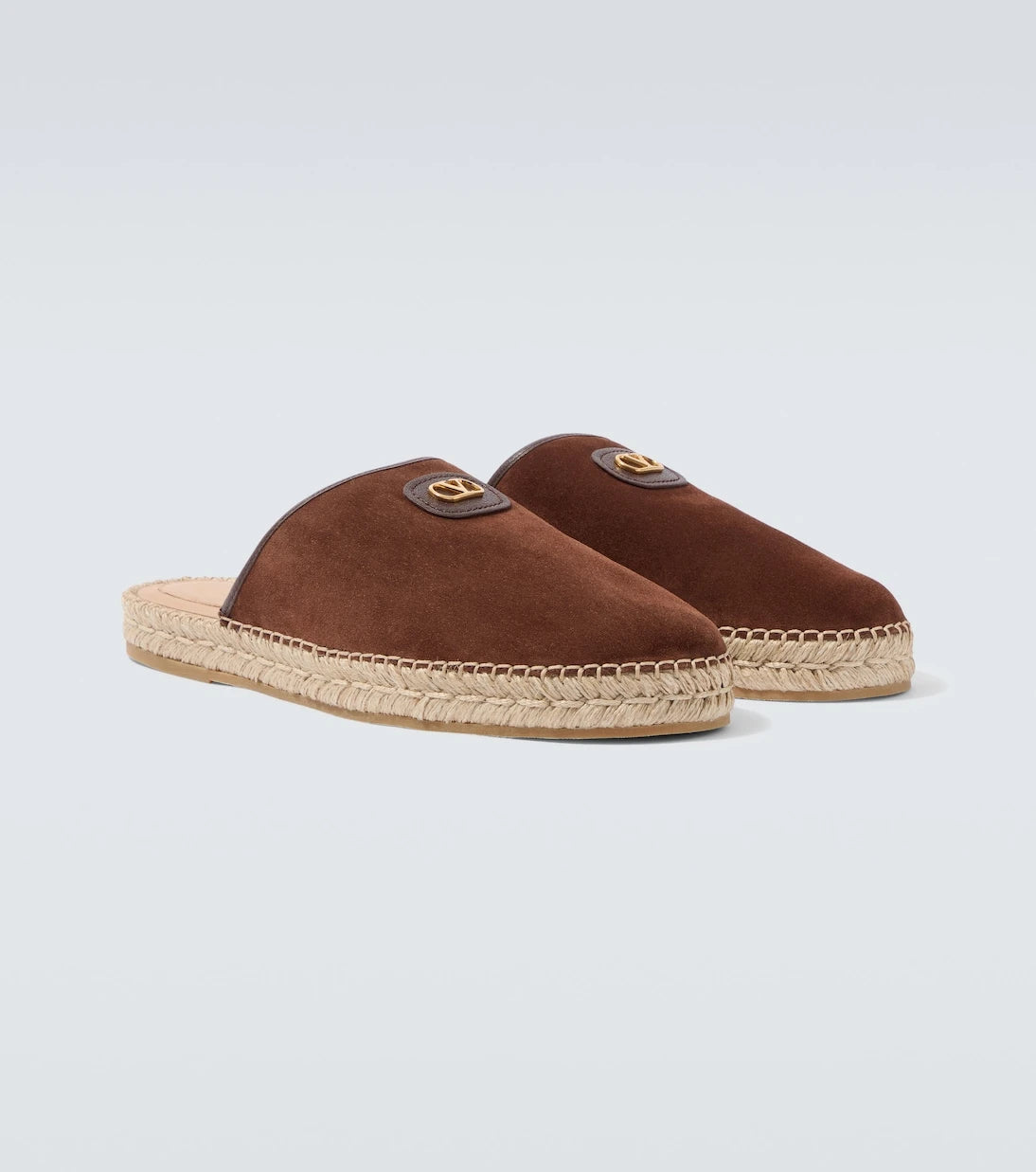 Valentino Garavani - Palm Avenue VLogo suede mules