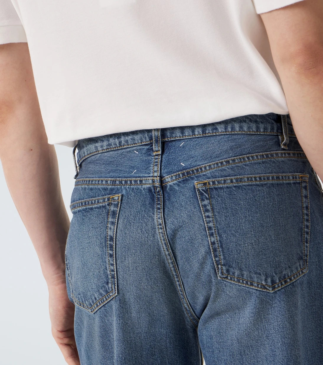 Maison Margiela - Distressed straight jeans