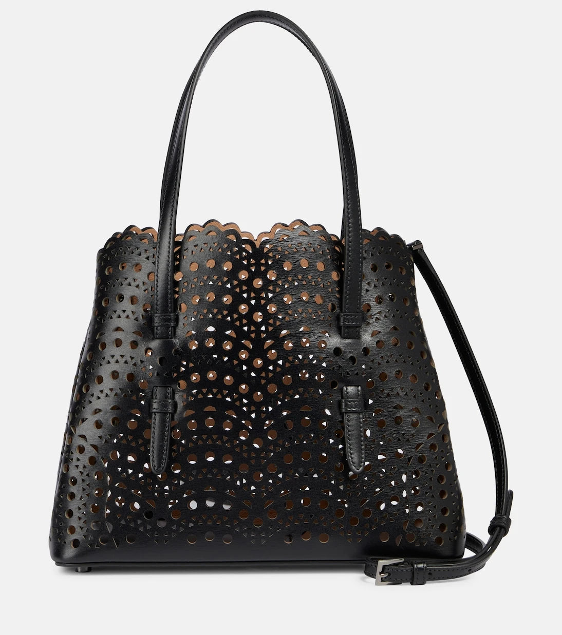 Alaïa - Le Mina 25 Vienne Wave leather tote bag
