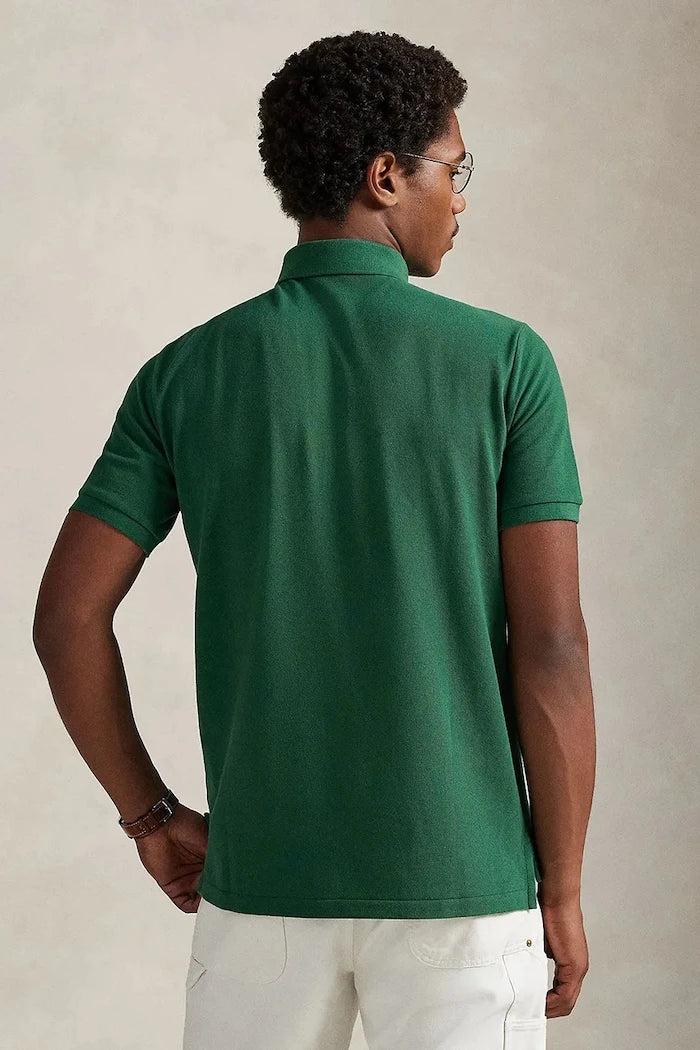 Памучна тениска с яка Polo Ralph Lauren