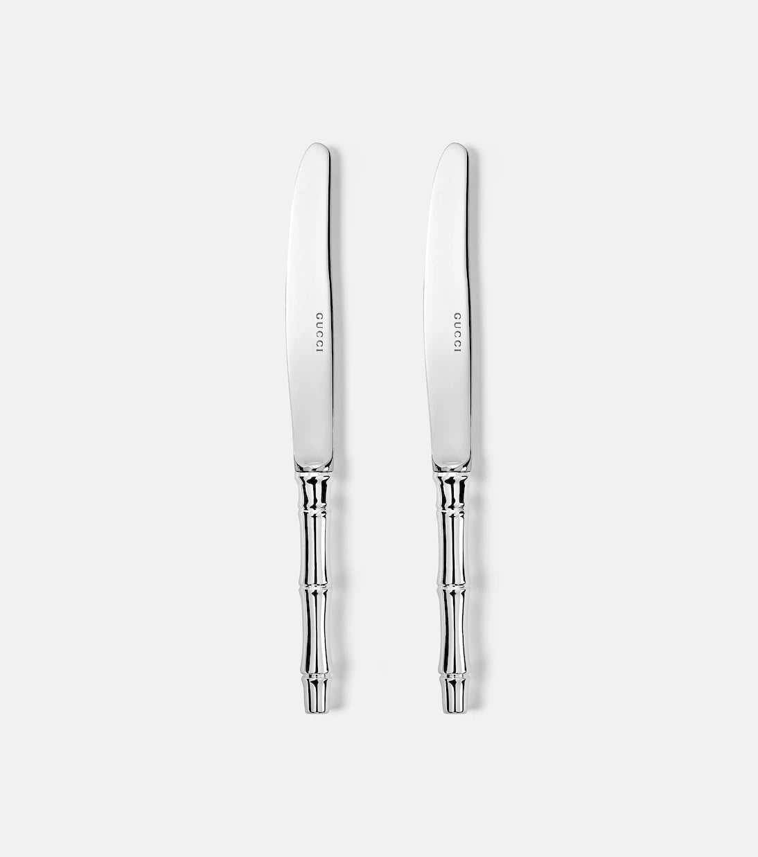 Gucci - Set of 2 silver-plated knives