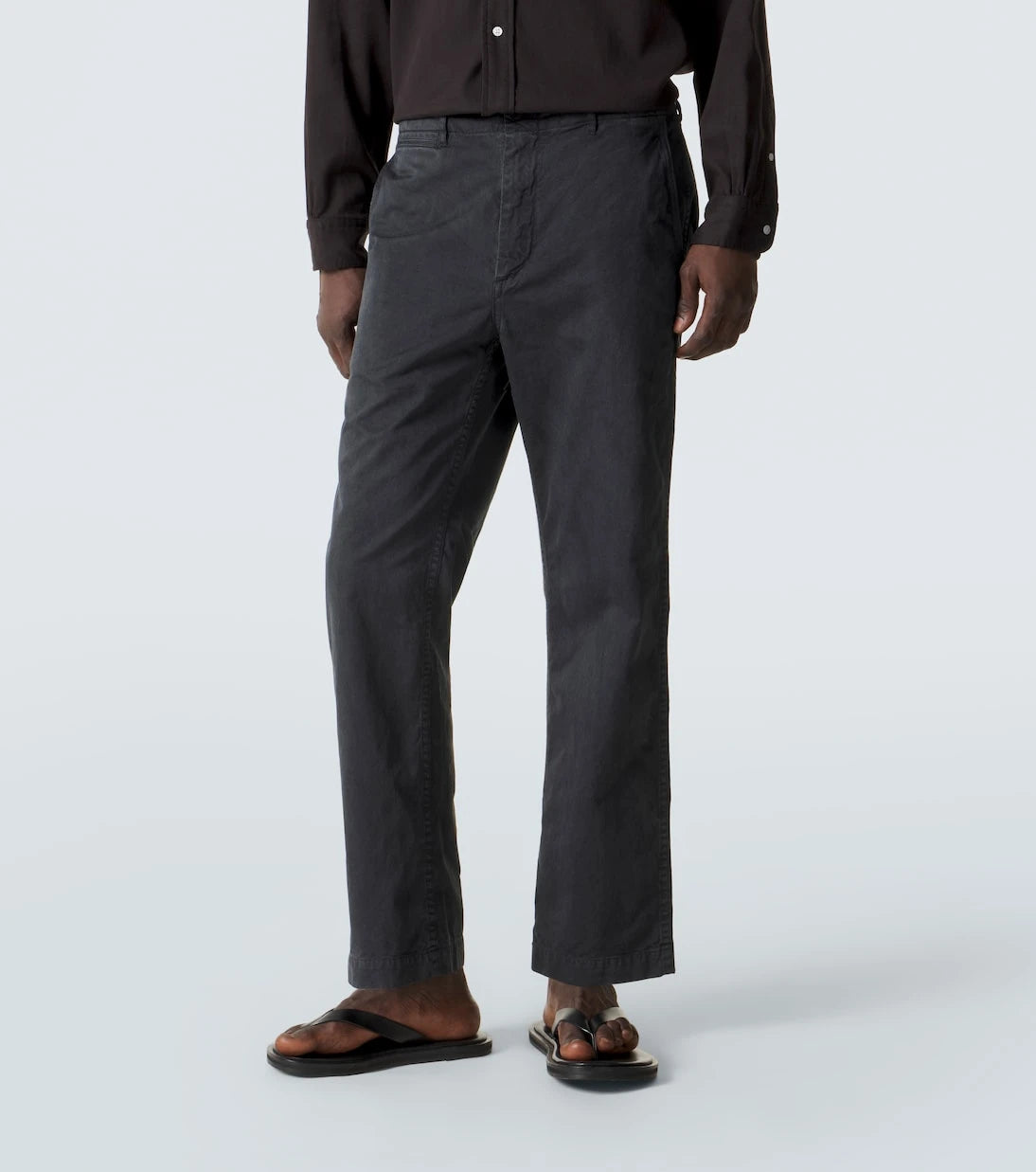 Auralee - Cotton straight chinos