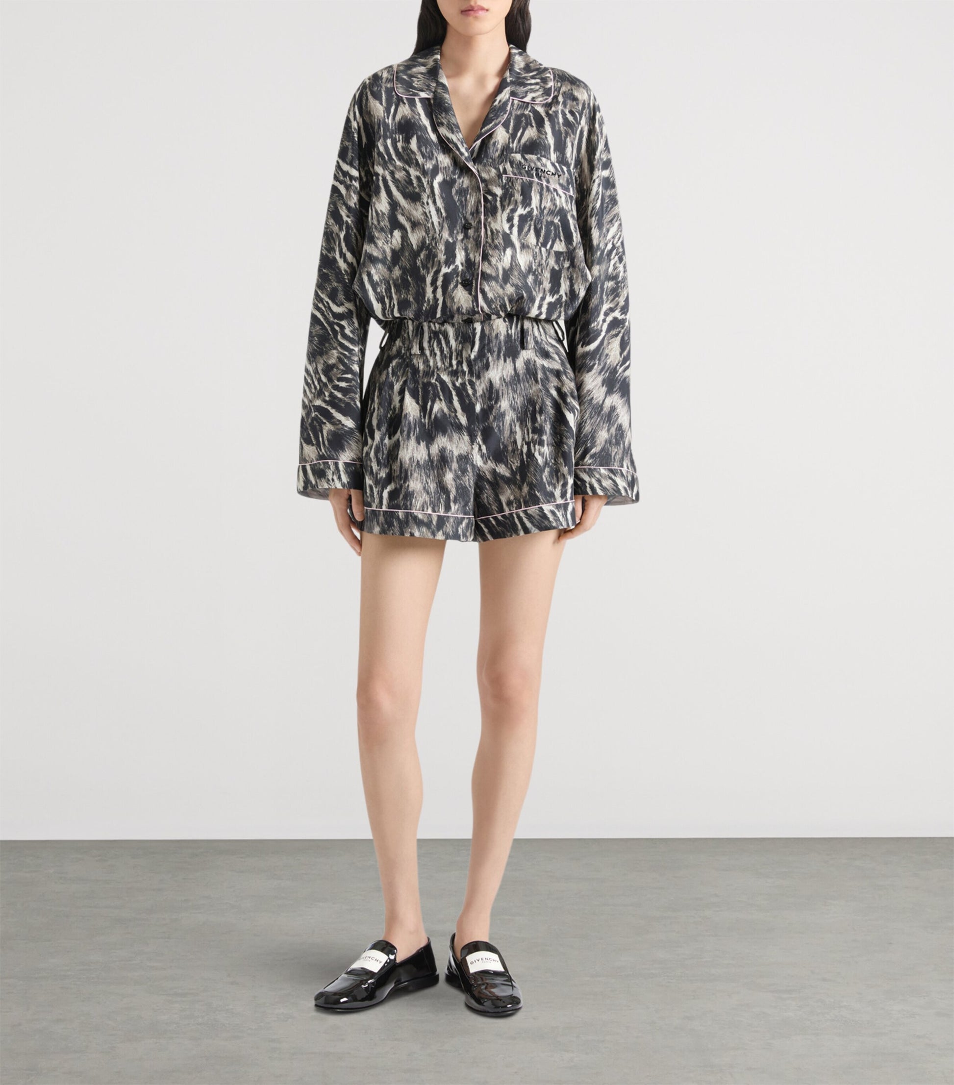 Multi Wool Printed Shorts