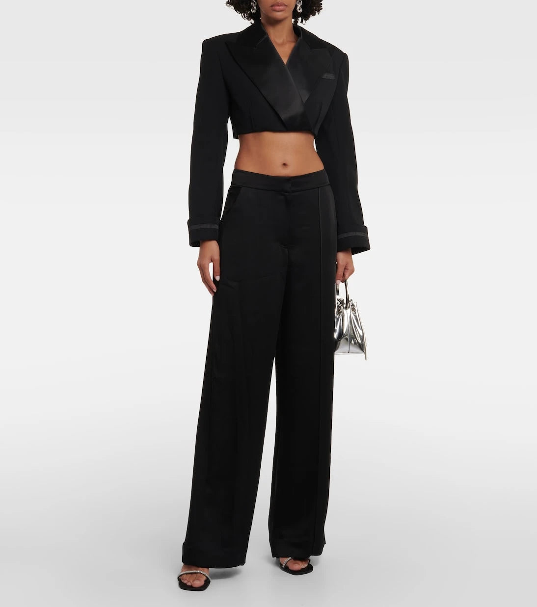 Simkhai - Clare cropped wool-blend blazer