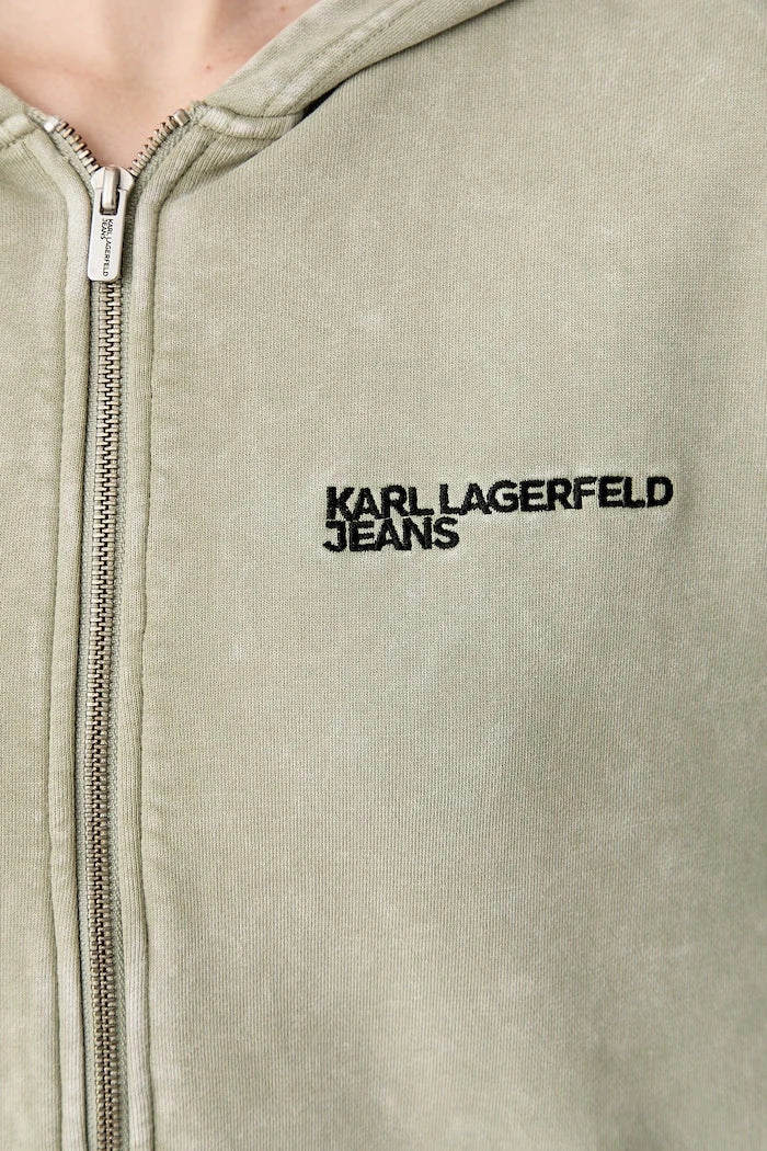 Karl Lagerfeld Jeans kadın pamuklu oversize sweatshirt
