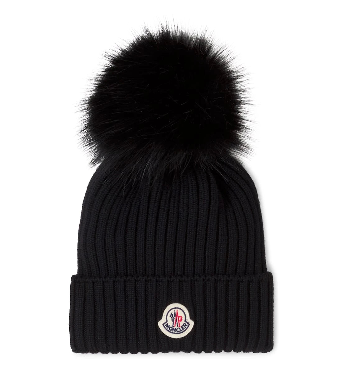 Moncler Enfant - Logo ribbed-knit wool beanie