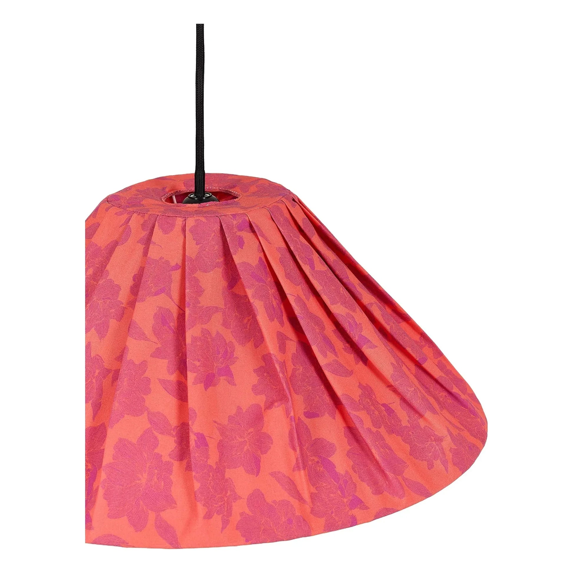 Nobodinoz - Ava Peonies lampshade | Red