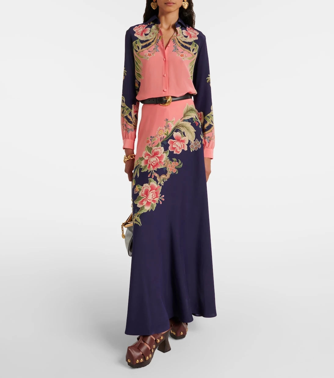 Etro - Printed silk shirt
