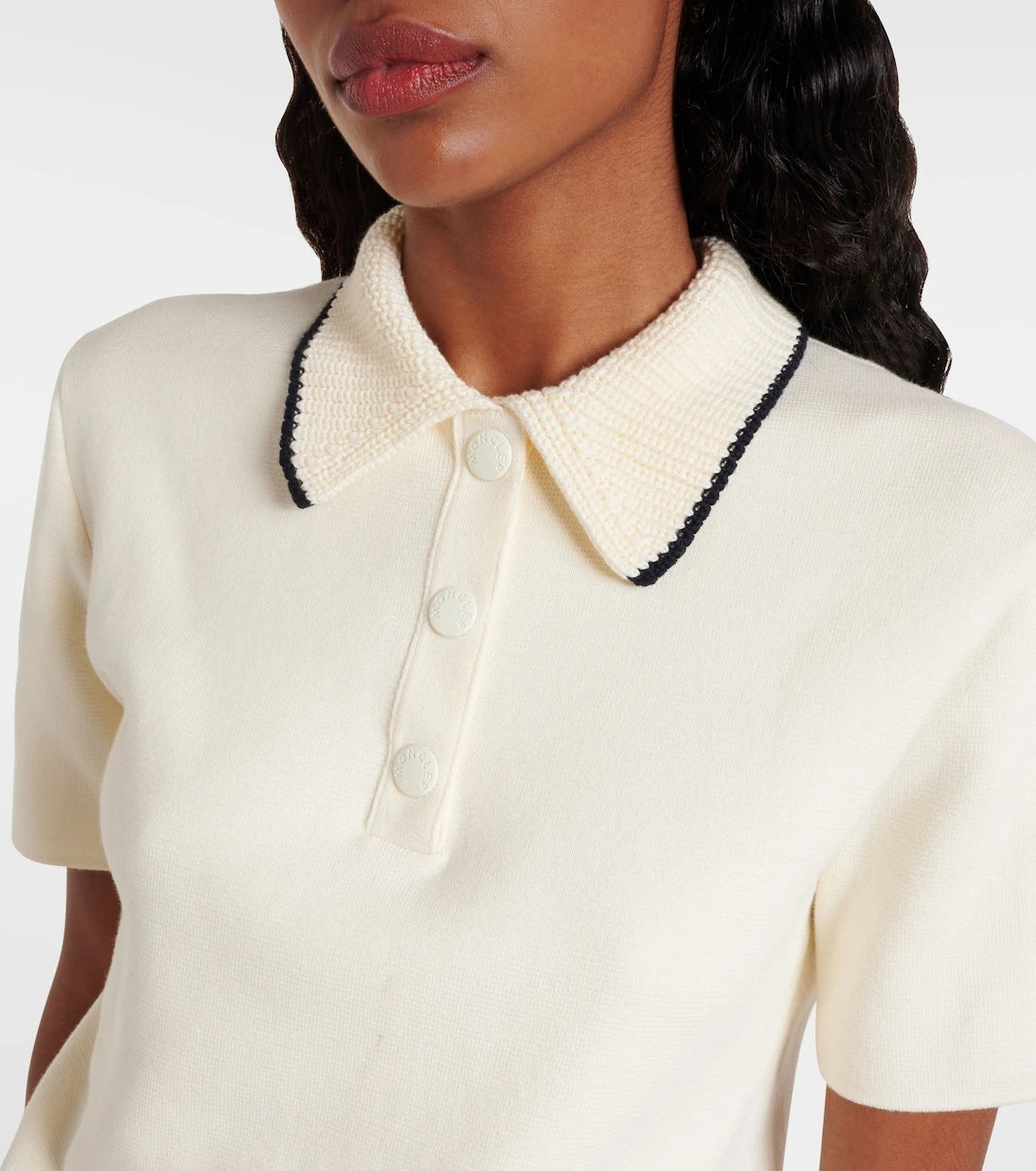 Moncler - Logo cotton polo shirt