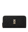 Black Leather C de Cartier International Zipped Wallet