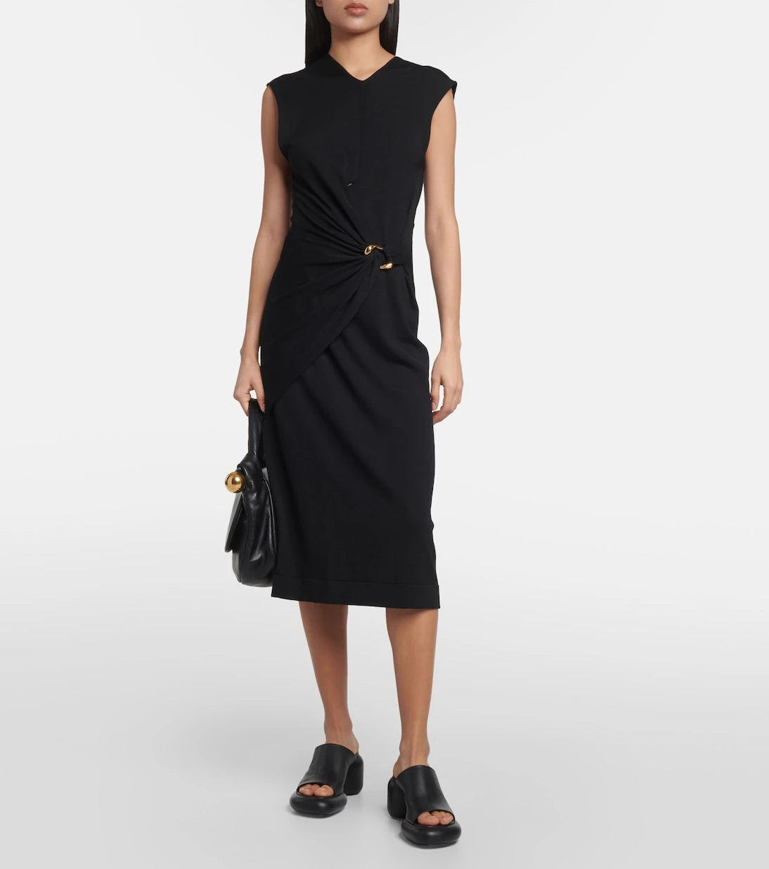 Jil Sander - Virgin wool midi dress