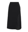 Pleated Panel Midi Skirt