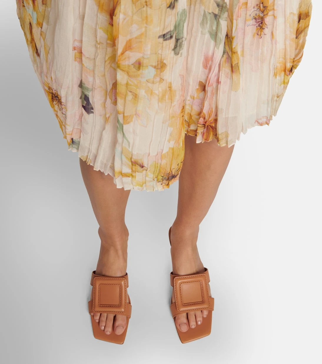 Roger Vivier - Tokalı deri sandalet