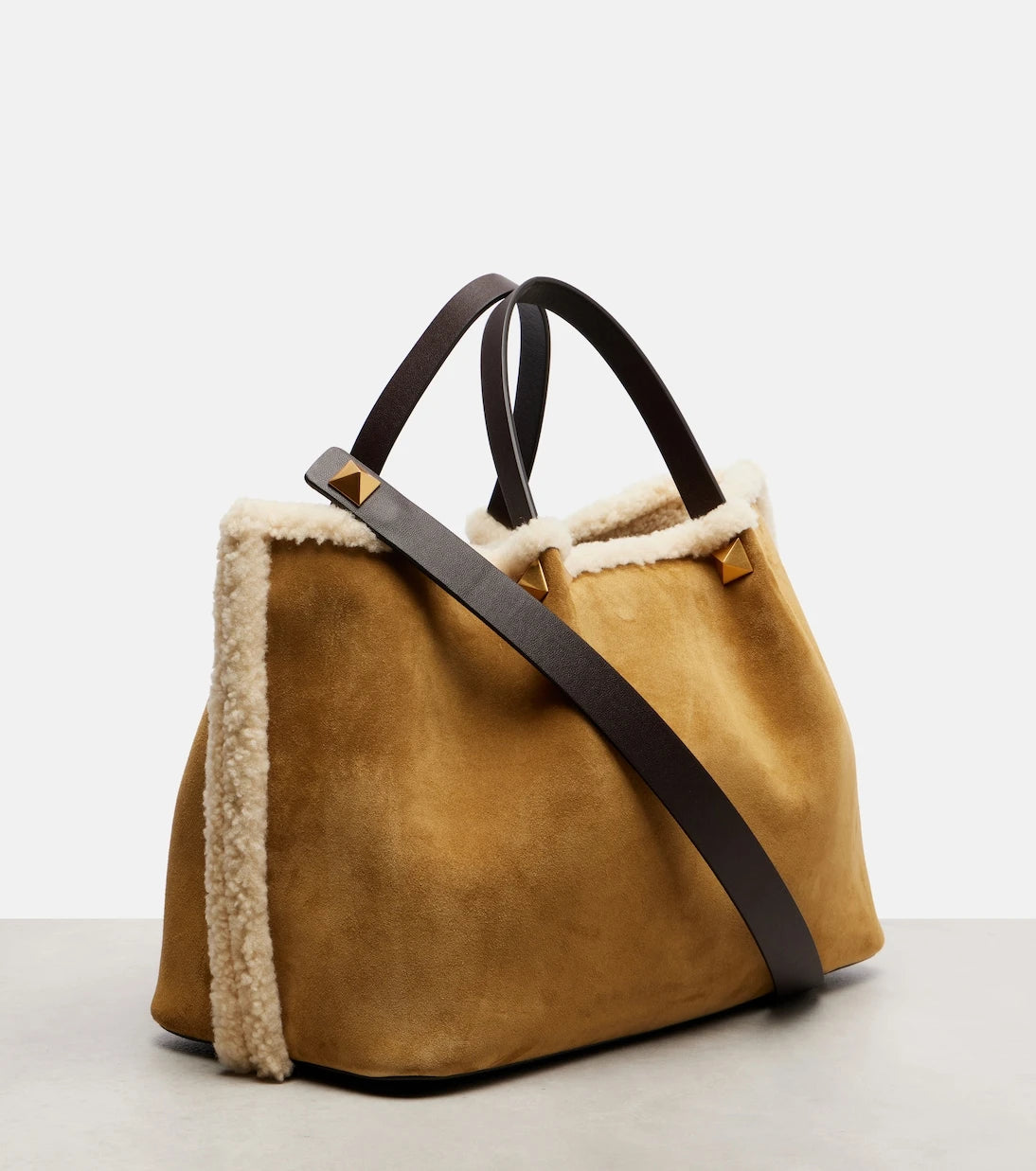 Valentino Garavani - VLogo Medium suede tote bag
