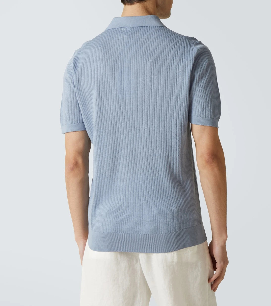 Fedeli - Cotton piqué polo shirt