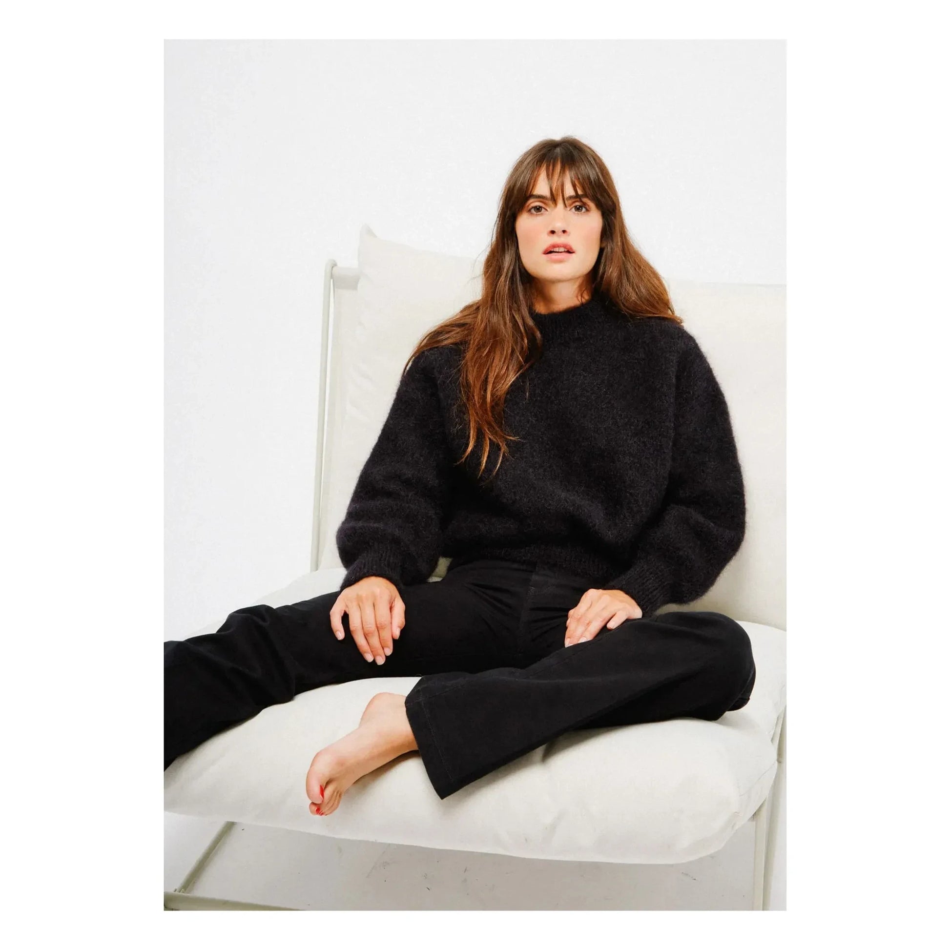 Surprise Paris - Jane Super Kid Mohair sweater | Black