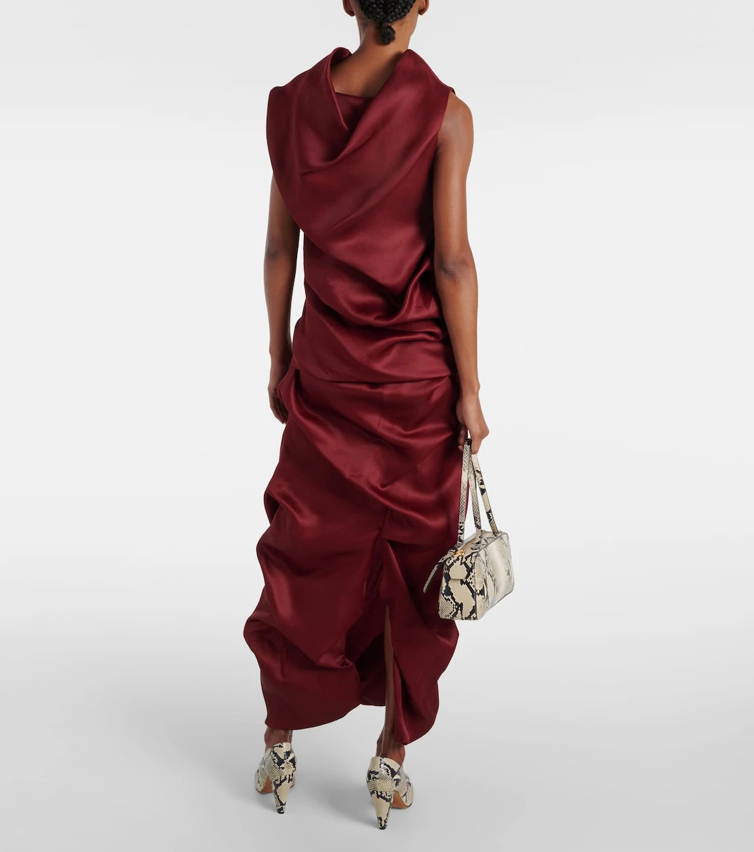 Khaite - Luola draped silk top