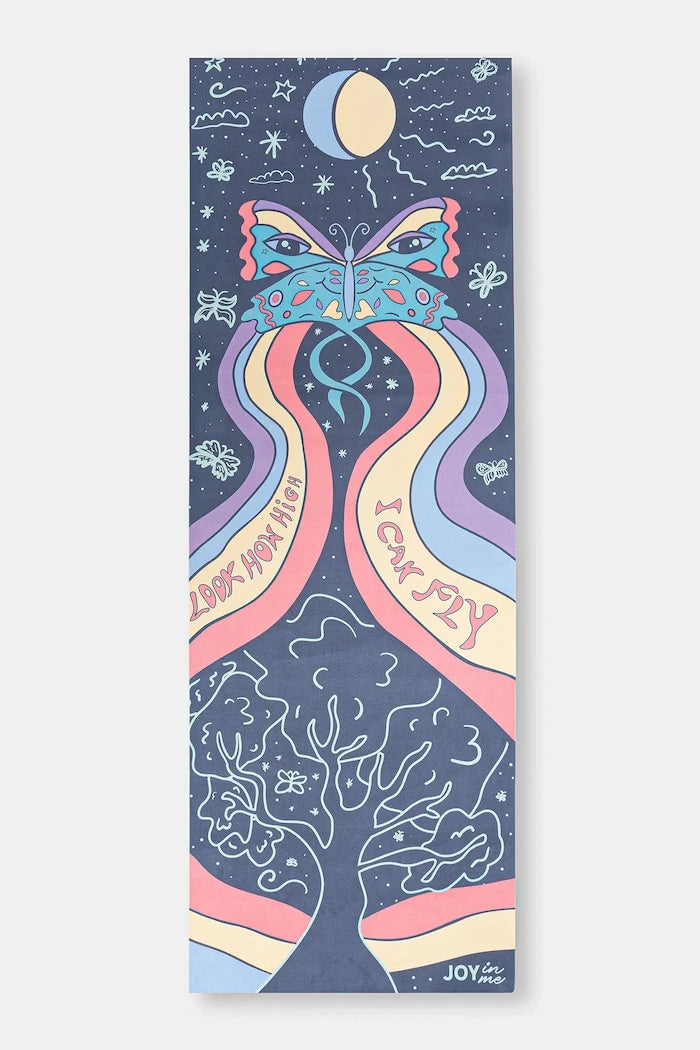 Постелка за йога JOYINME Mata FLOW Butterfly Effect