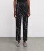 Printed Pause Trousers BLACK