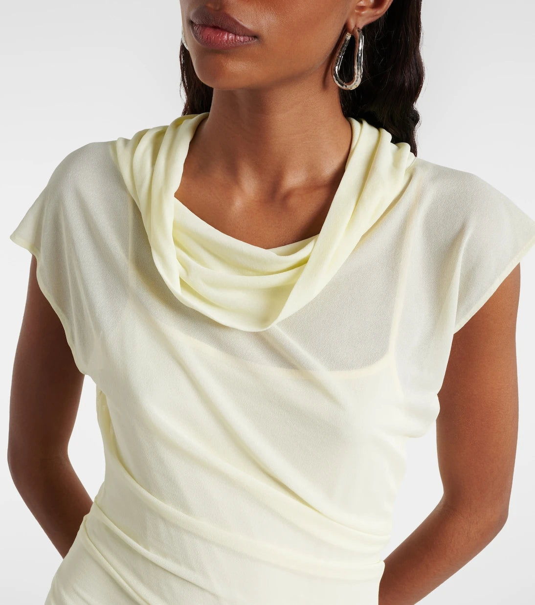 Proenza Schouler - Tamara draped crêpe jersey maxi dress