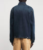 Maison Margiela Navy Logo Embroidery Denim Jacket