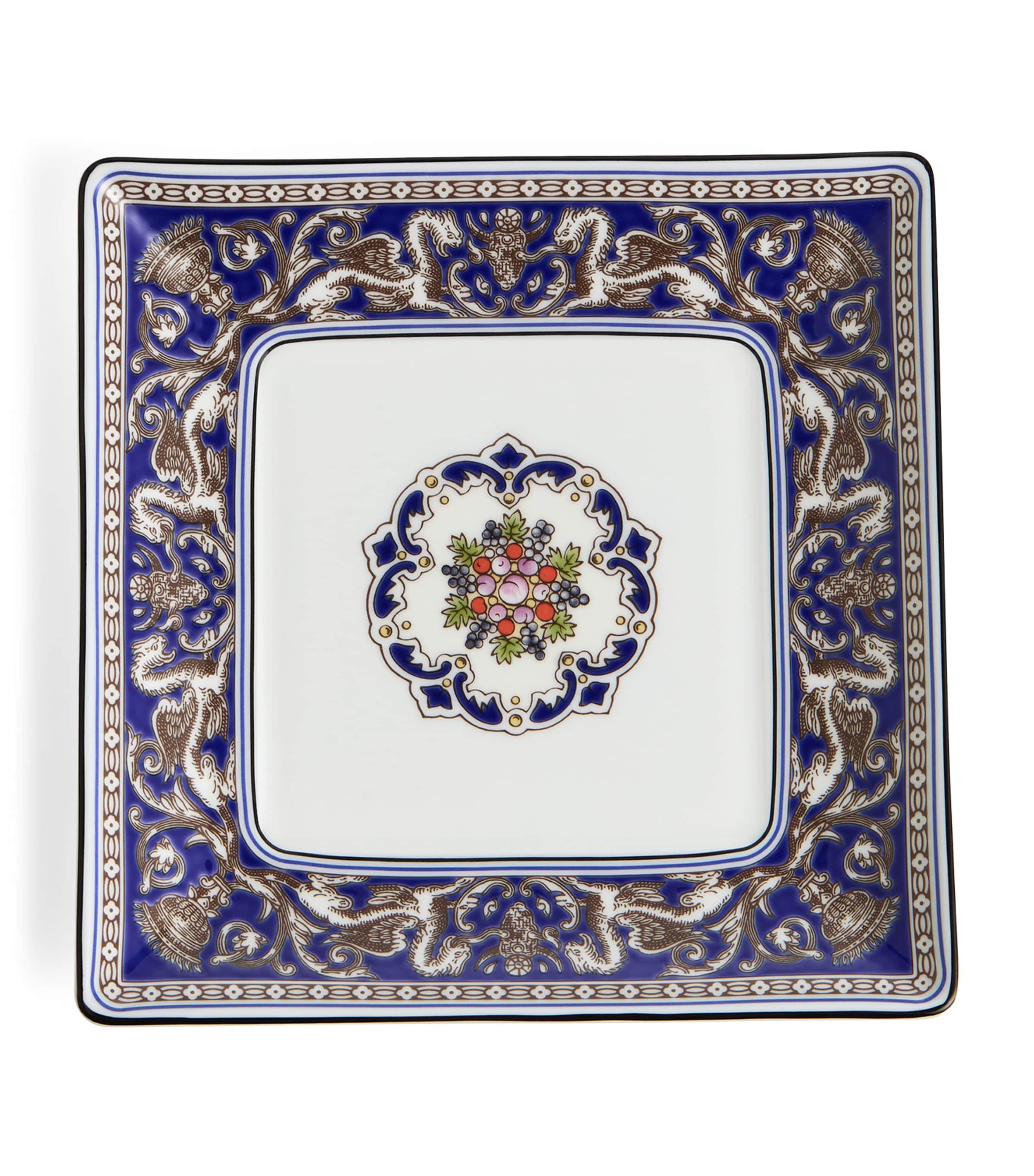 Florentine Marine Square Tray (14cm)