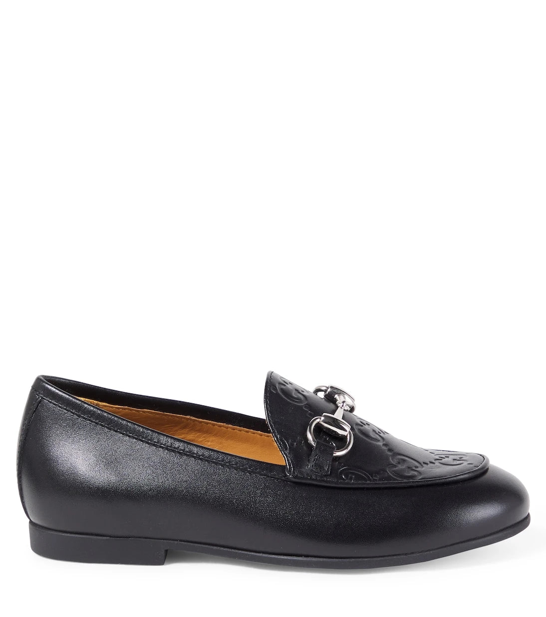 Gucci Kids - GG Horsebit leather loafers