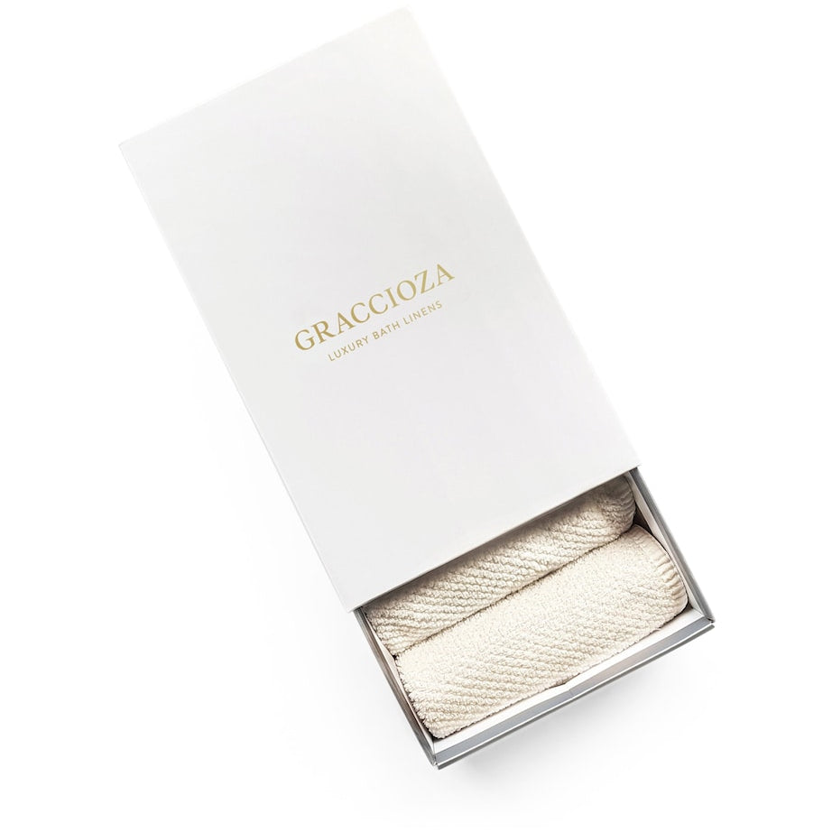 Set of 5 Bee Waffle Washcloths (30cm x 30cm)