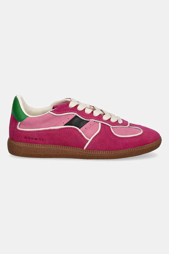 Nokwol August Dark Rose Süet Sneakers