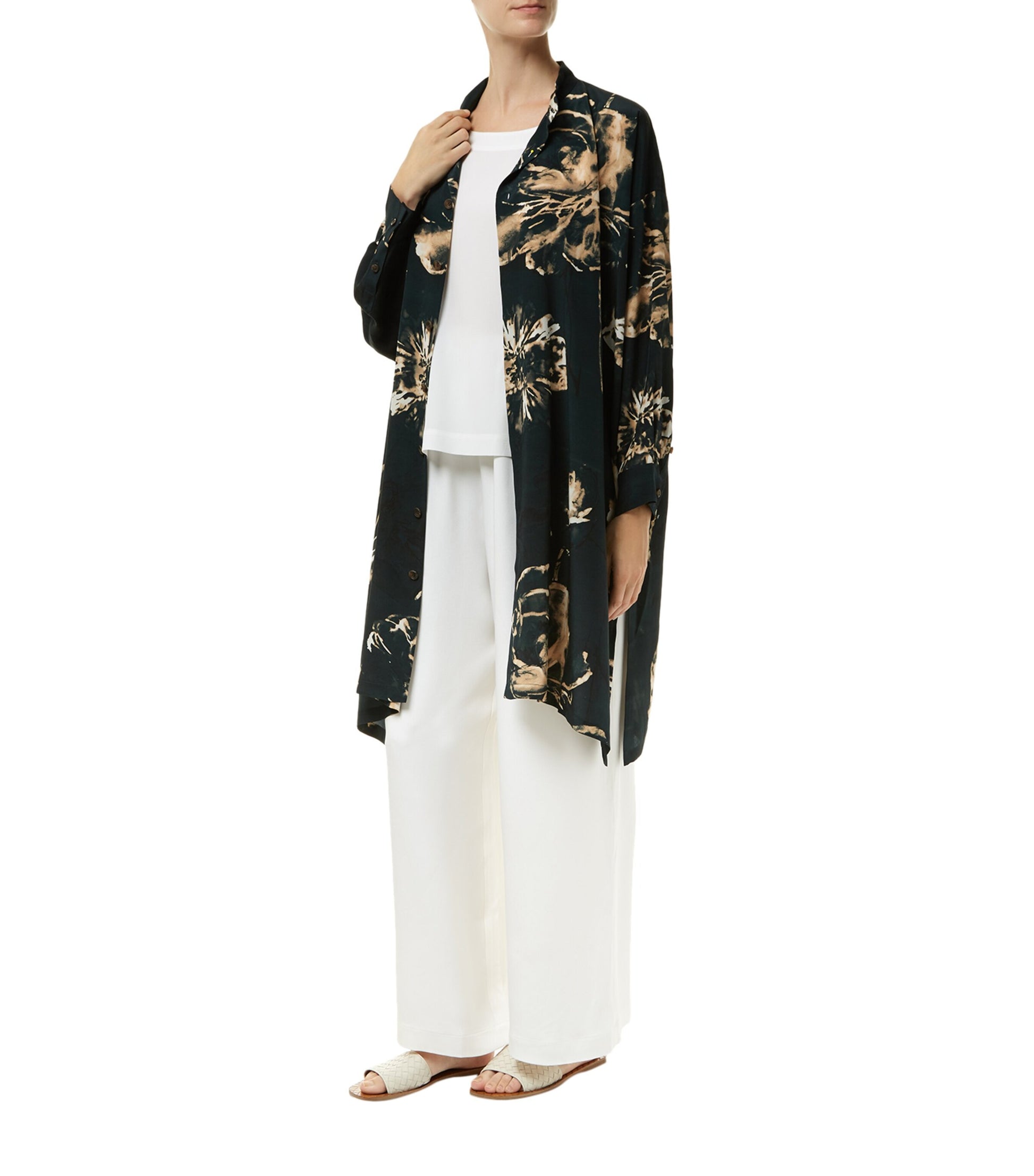 Silk Shell Top WHITE