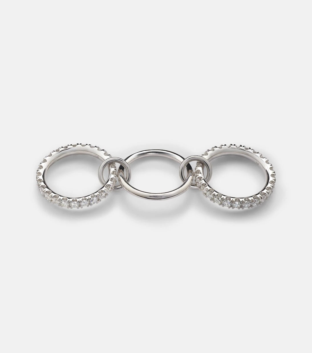 Spinelli Kilcollin - Juno 18kt white gold ring with diamonds
