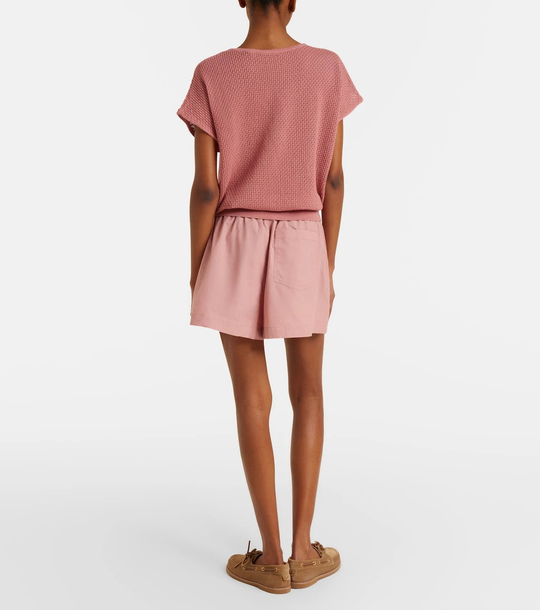 Varley - Morales cotton poplin shorts