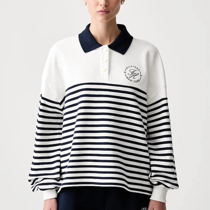 Tommy Hilfiger kadın pamuklu sweatshirt