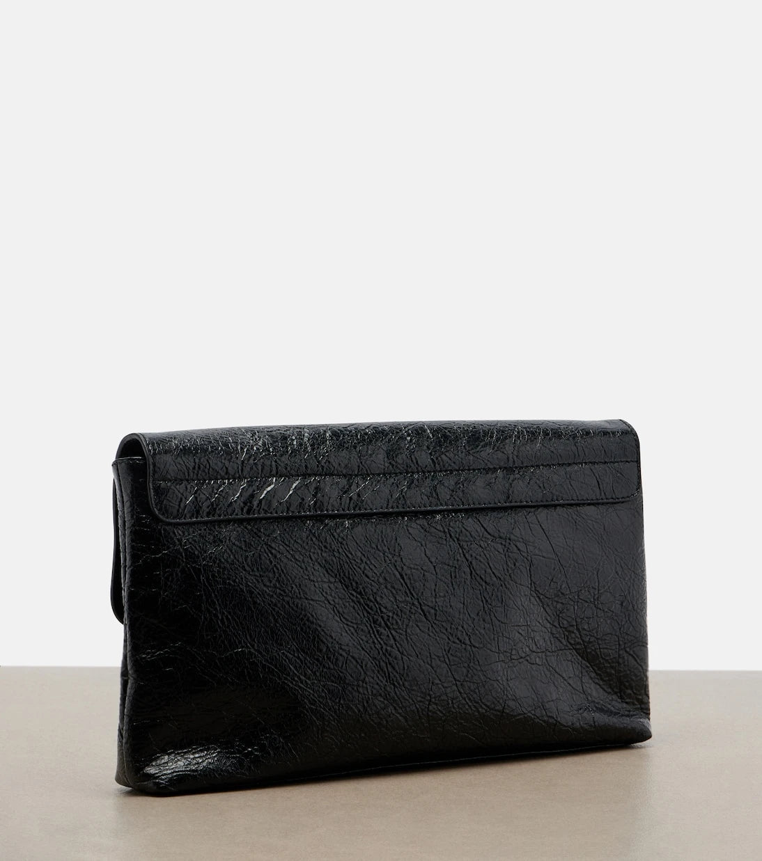 Balenciaga - Le City leather clutch