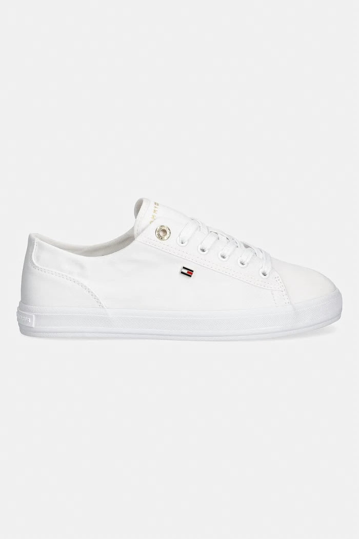 Tommy Hilfiger TH FOXING SNEAKER CANVAS Kadın Düşük Kesim Sneaker