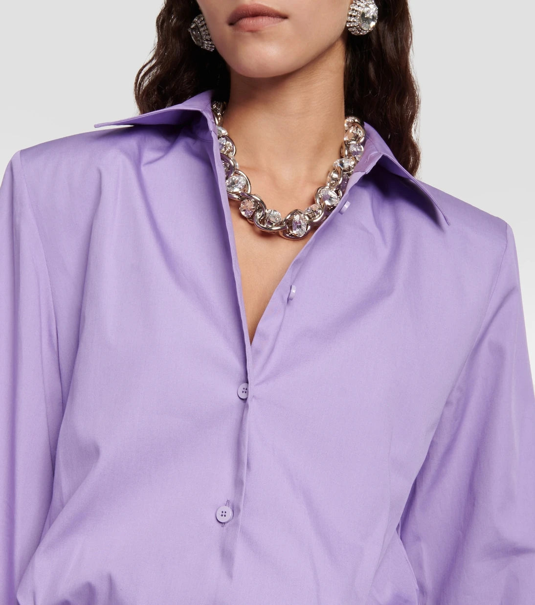 The Attico - Margot cotton minidress