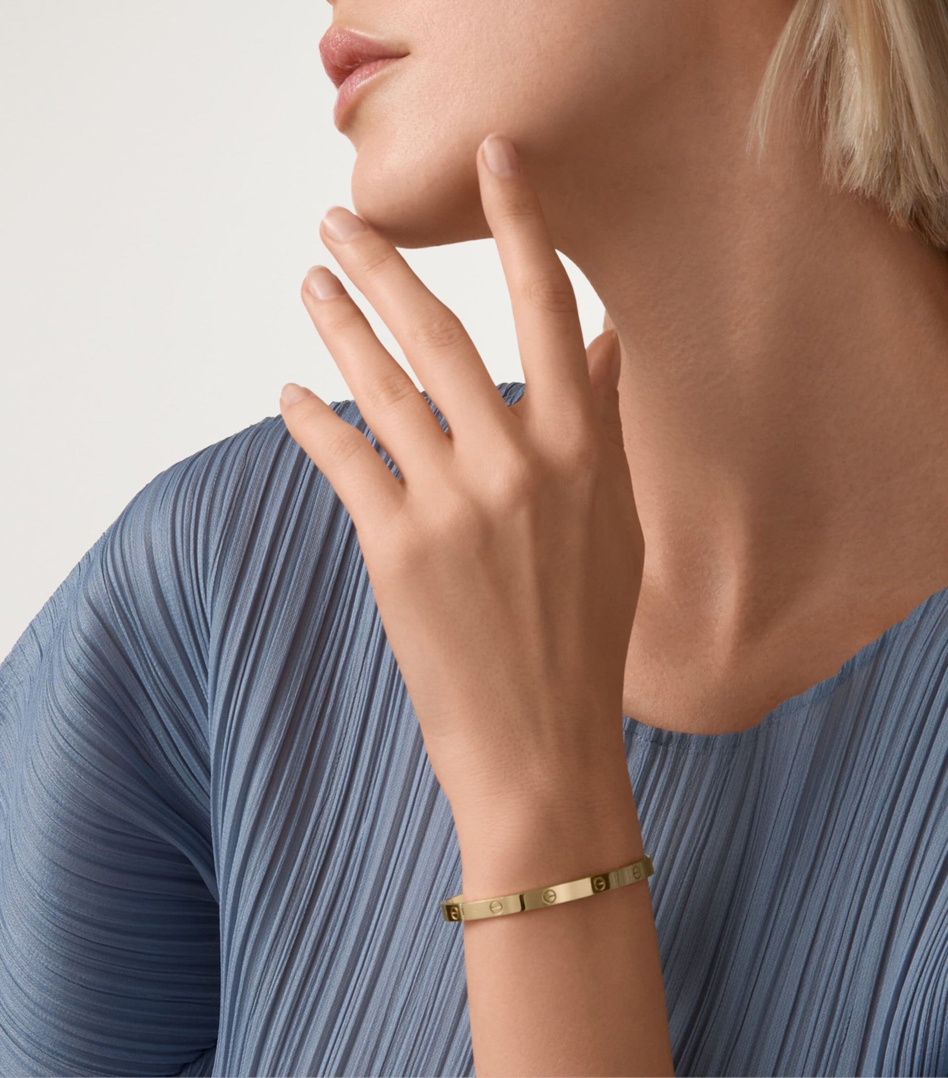 LOVE Medium Yellow Gold Bracelet