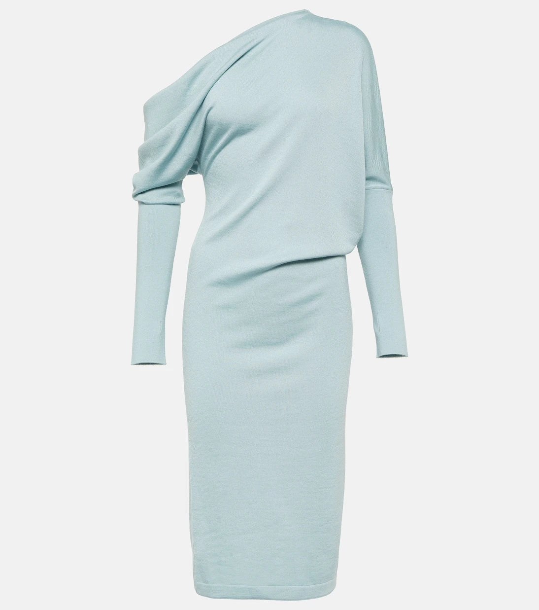 Tom Ford - Off-shoulder cashmere-blend midi dress