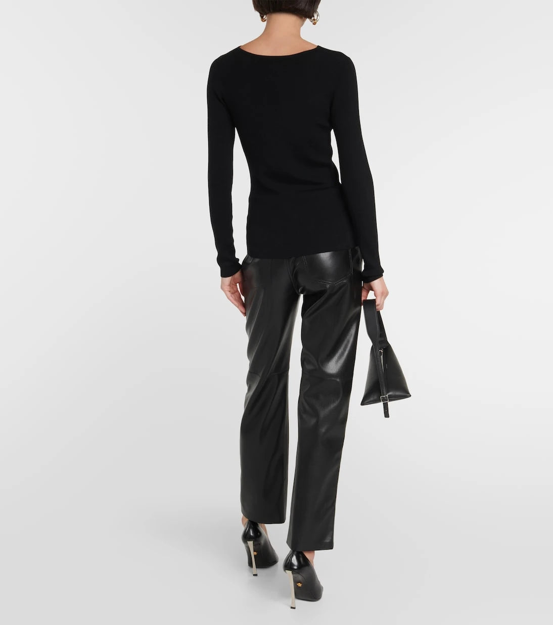 Jardin des Orangers - Cutout virgin wool sweater